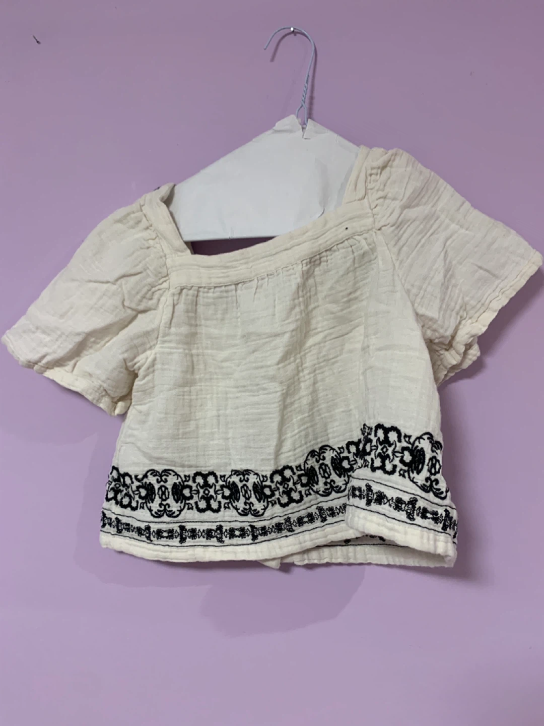 Old Navy Embroidered Square Neck Blouse - photo 2