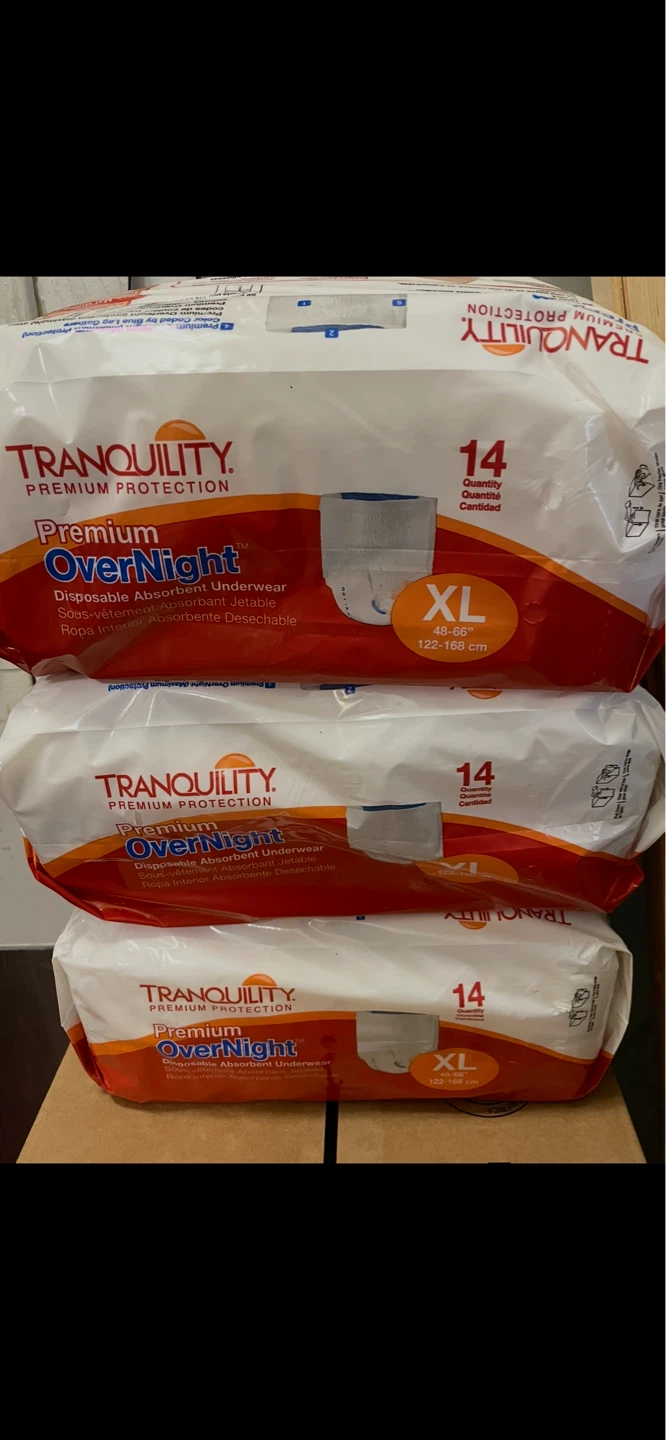Tranquility Premium Overnight Underwear XL - 14 count - photo 2