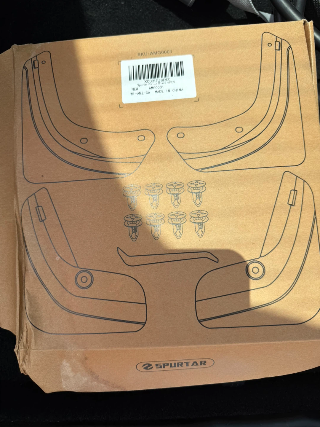 SPURTAR Mud Flaps for Tesla Model 3 - photo 2