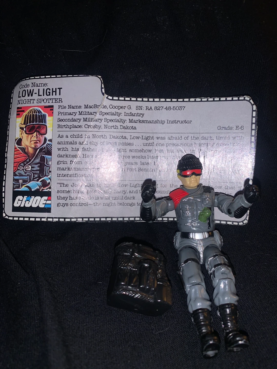 G.I. Joe Low-Light Night Spotter Action Figure with Accessories - photo 2