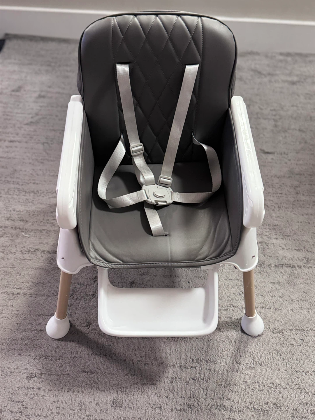 Grey High Chair with Removable Tray - photo 2