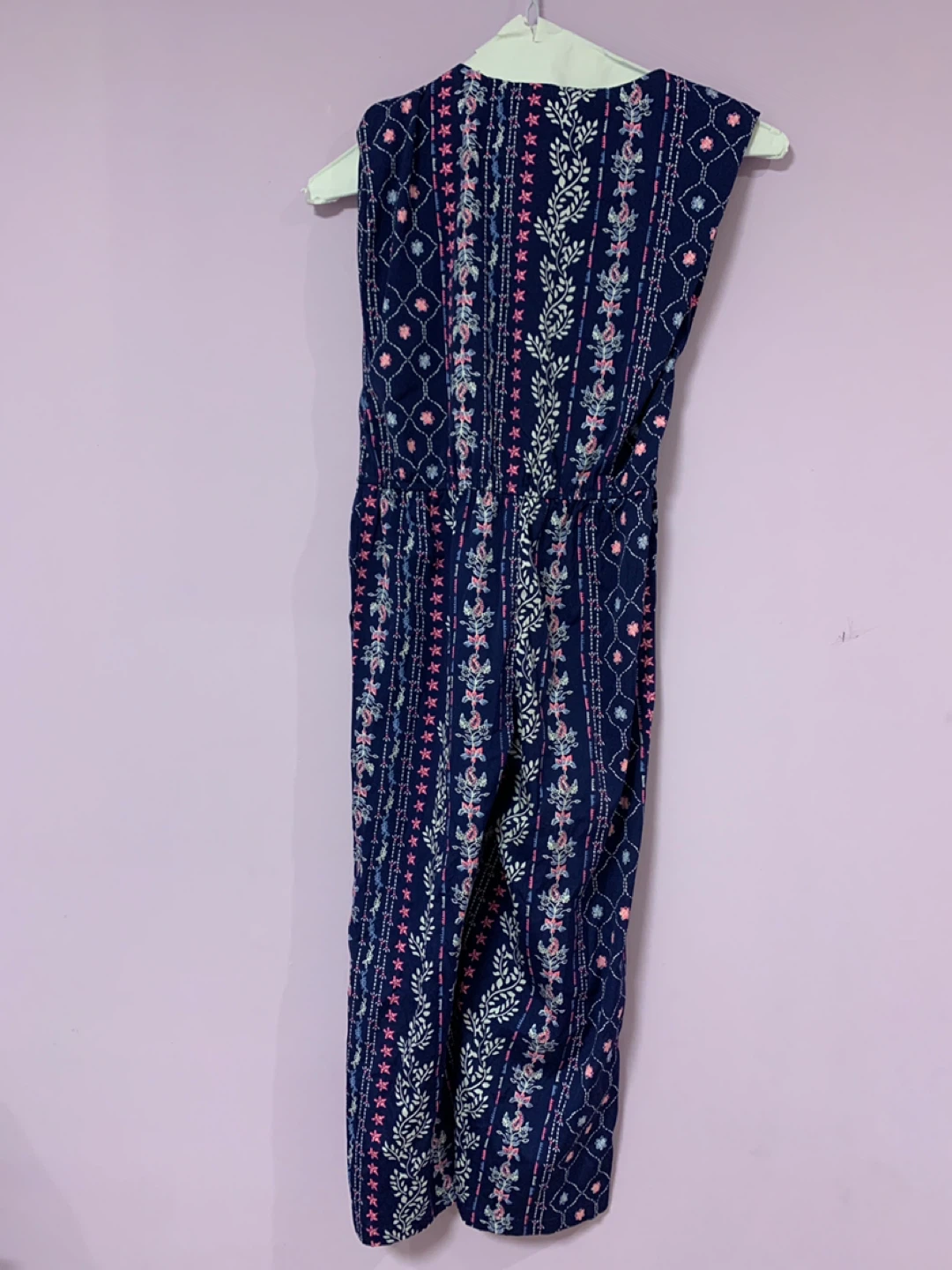 Japna Kids Girls Blue Floral Jumpsuit Size 10 - photo 2
