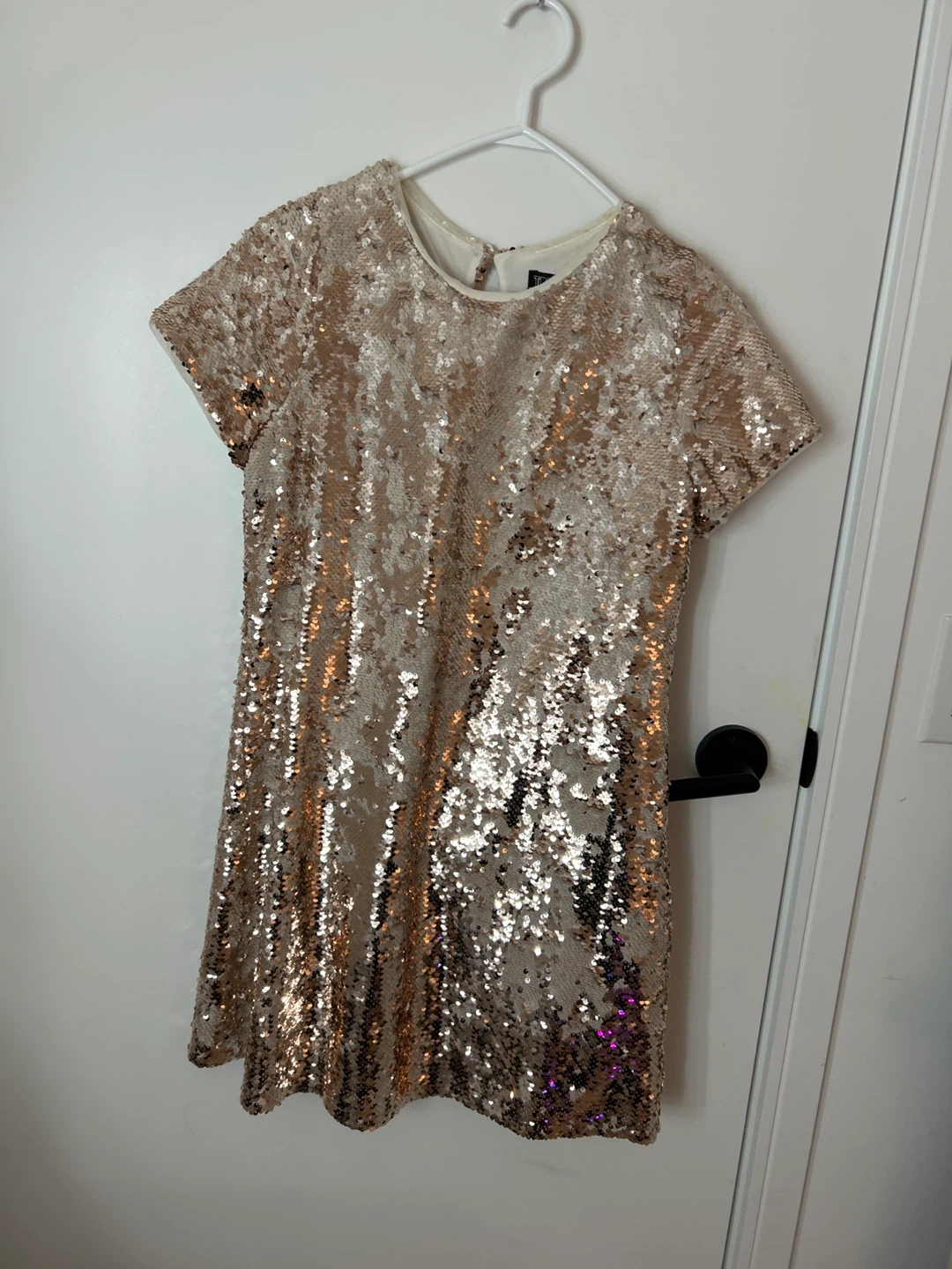 Sparkly Gold Sequin Dress