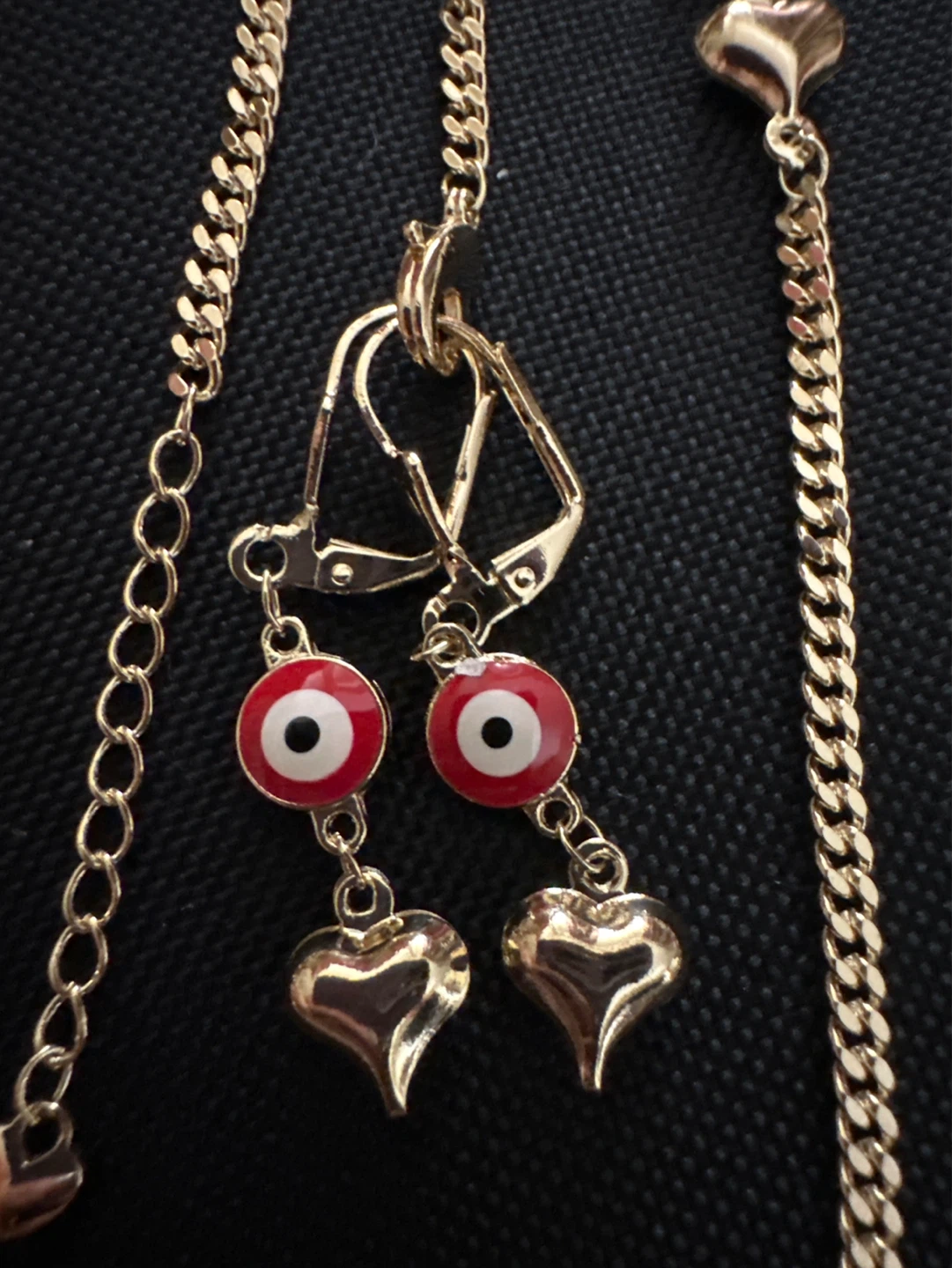 CM Jewelry Evil Eye & Heart Charm Bracelets (Set of 4) - photo 2