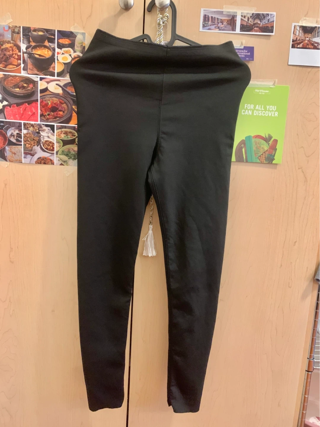 High-Waist Sharkskin Leggings - Fleece Lined & Super Stretchy