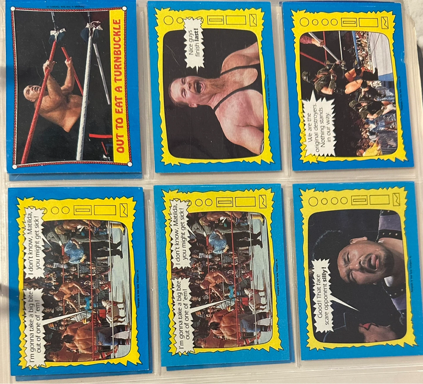 1987 Topps WWF Wrestling Trading Cards (Singles) - photo 5