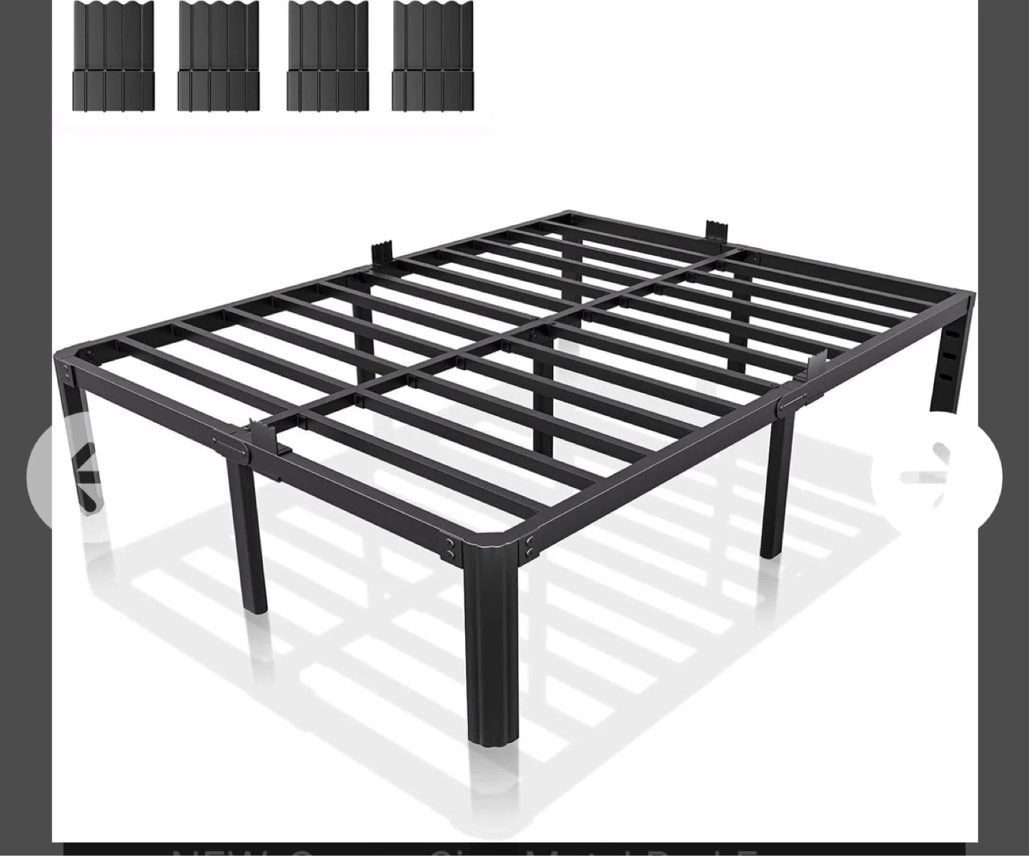 Queen Size Metal Bed Frame