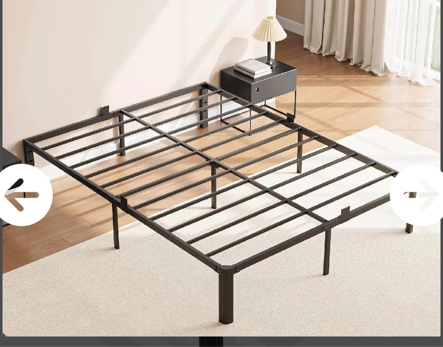 Queen Size Metal Bed Frame - photo 4