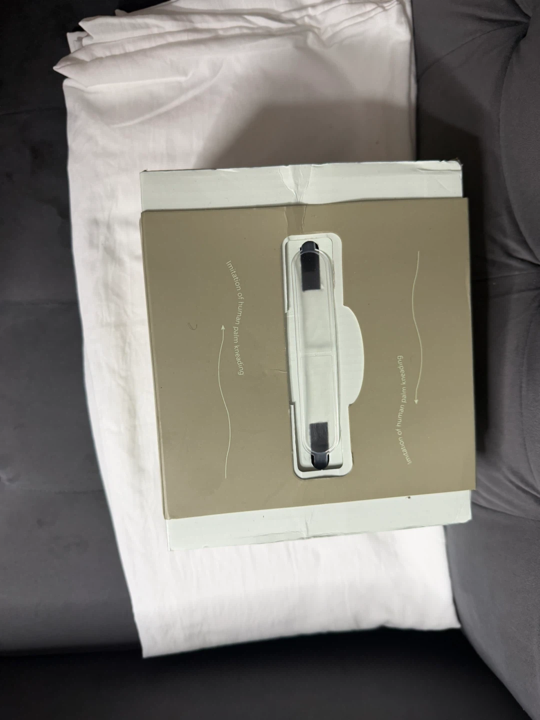 Green Massage Device with Straps