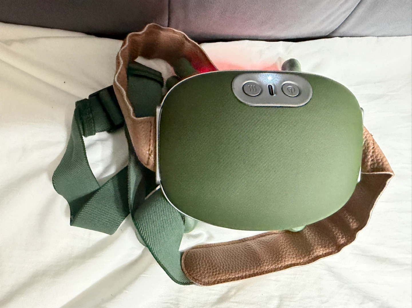 Green Massage Device with Straps - photo 4