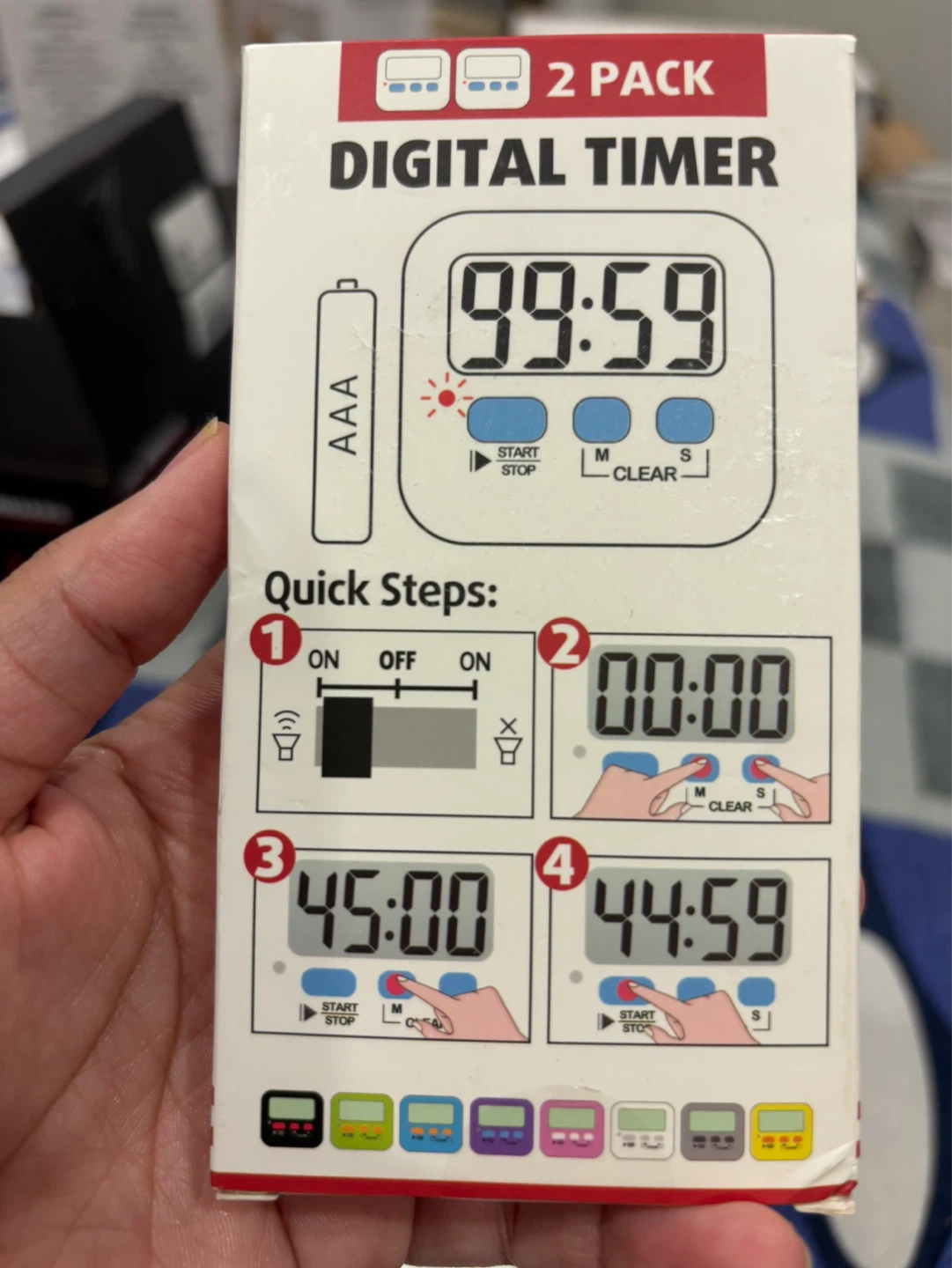 2 Pack Digital Kitchen Timer - photo 2