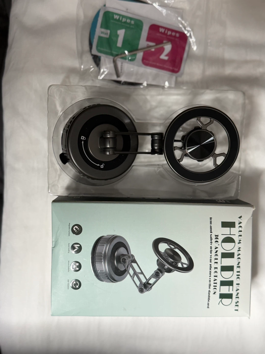 Vacuum Magnetic Phone Holder