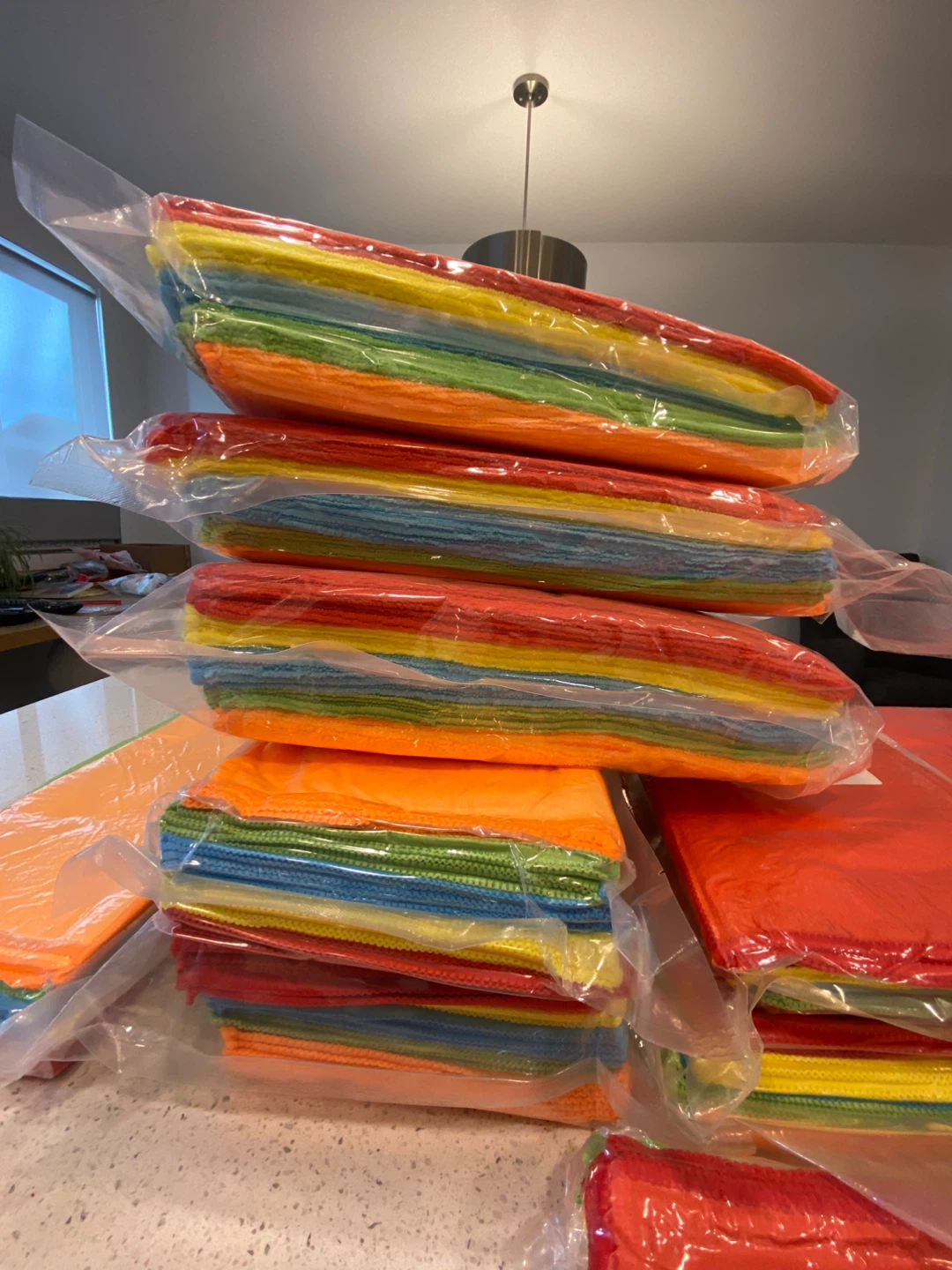 Bulk Reusable Shopping Bags - Assorted Colors
