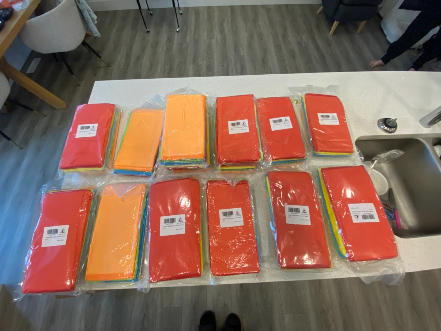 Bulk Reusable Shopping Bags - Assorted Colors - photo 2