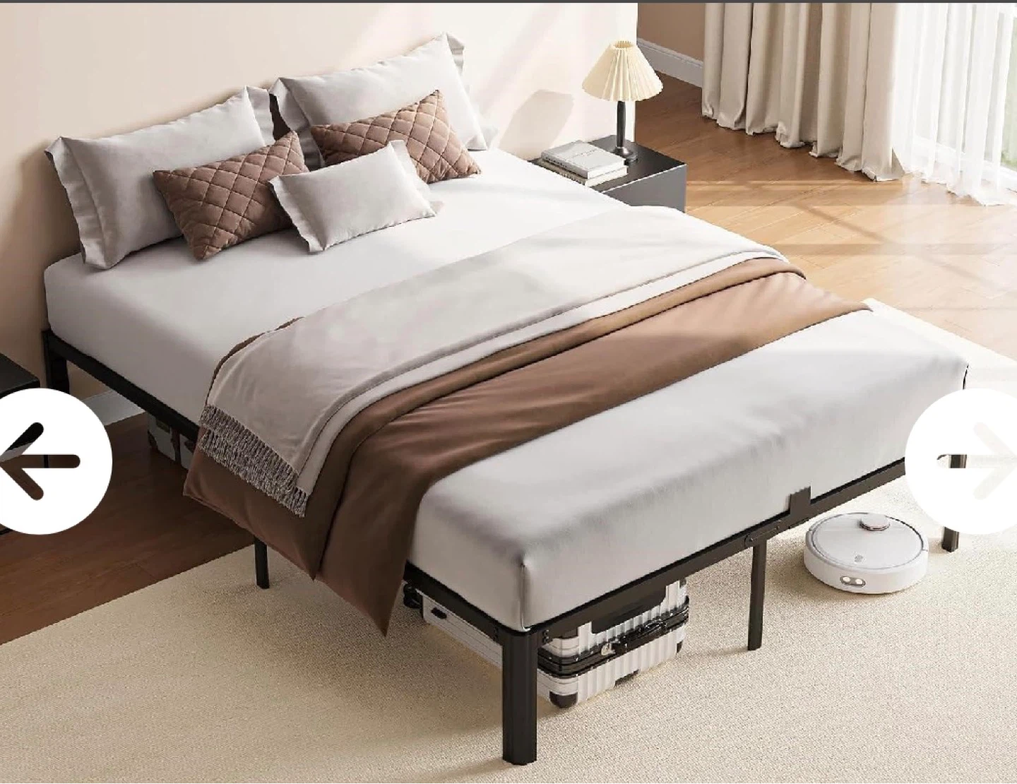 King Metal Bed Frame - 14 Inch Height - photo 2