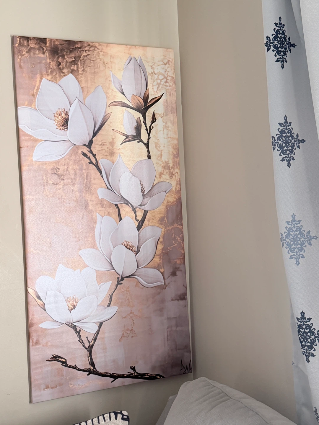 Canvas Wall Art - White Magnolias - photo 2