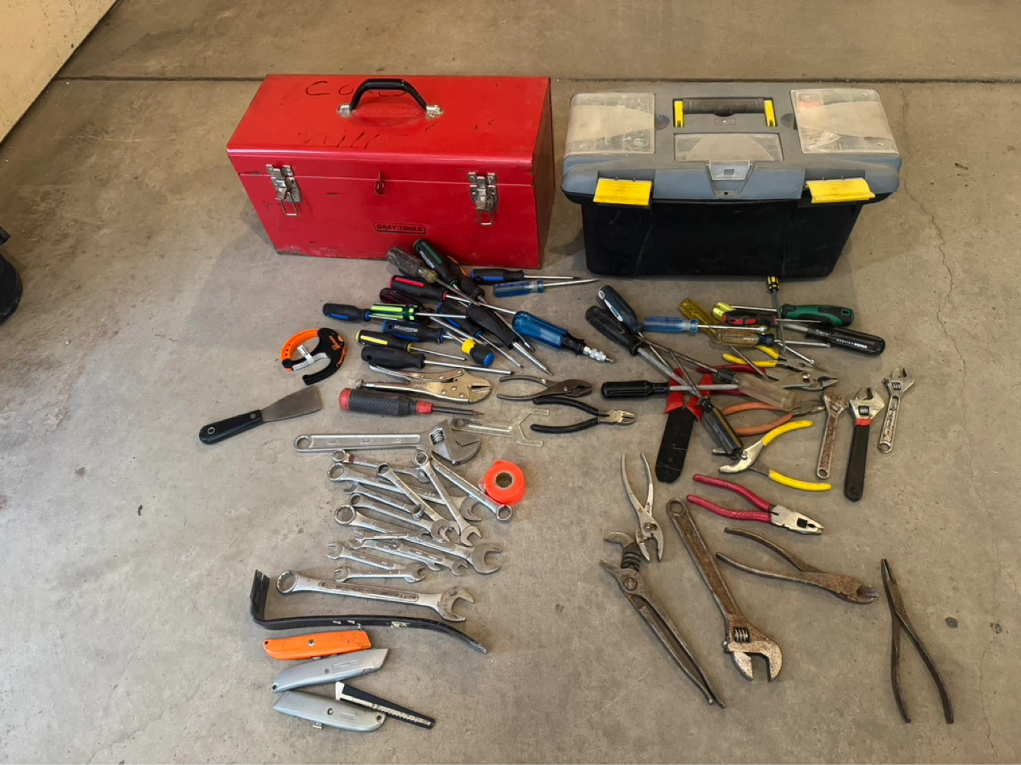 2 Toolboxes full of tools