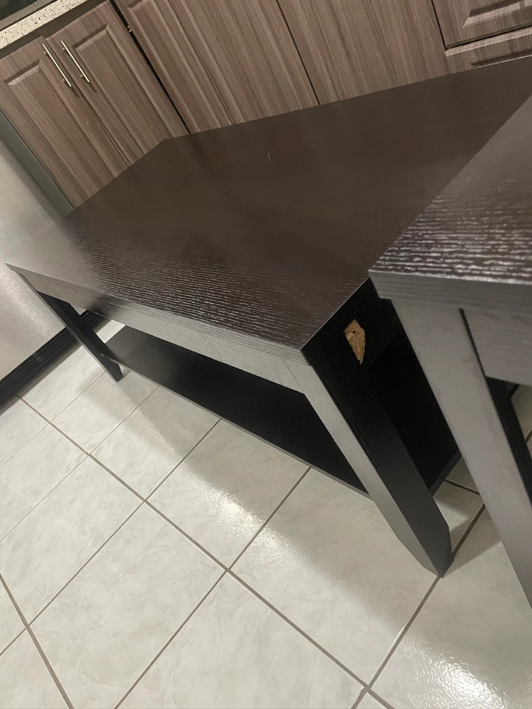 Dark Wood Coffee Table with Centre Table - photo 2