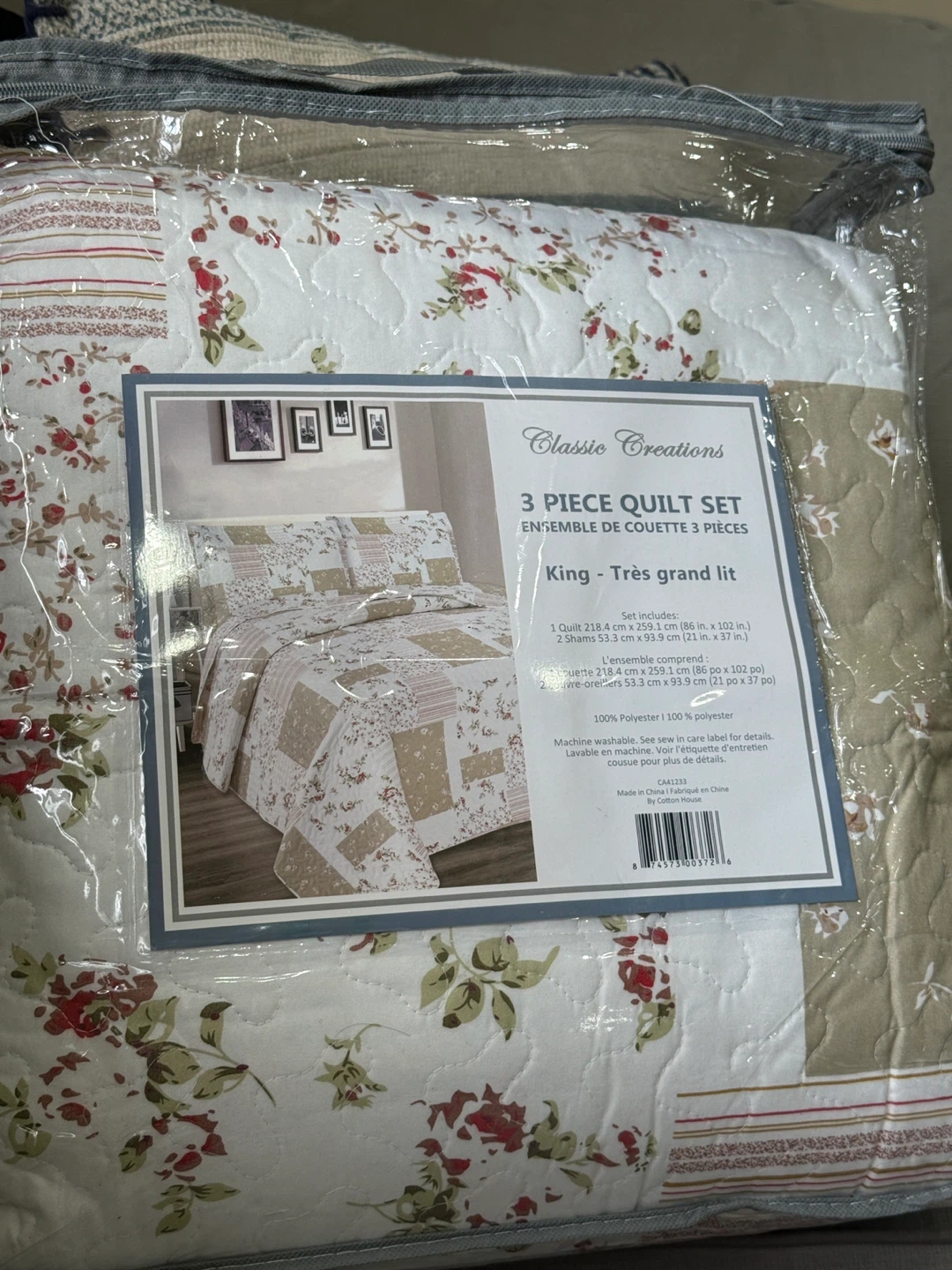 Classic Creations 3 Piece Quilt Set - Queen - photo 2