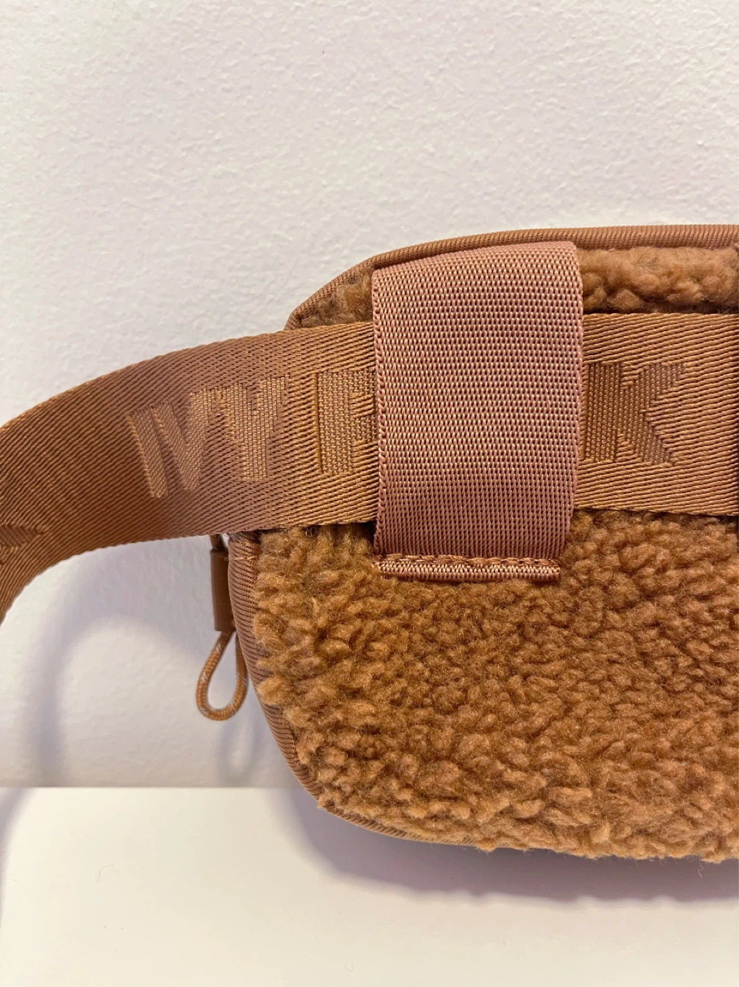 Nike Ivy Park Teddy Fleece Fanny Pack - Brown - photo 2