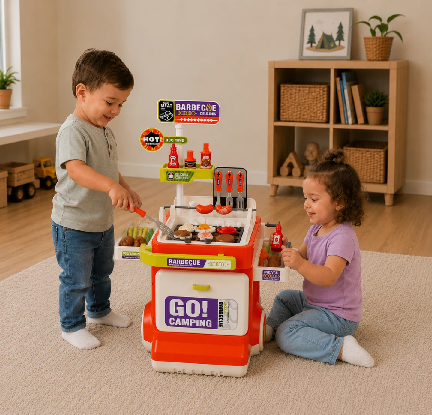 Pretend Play Cooking Kitchen Set