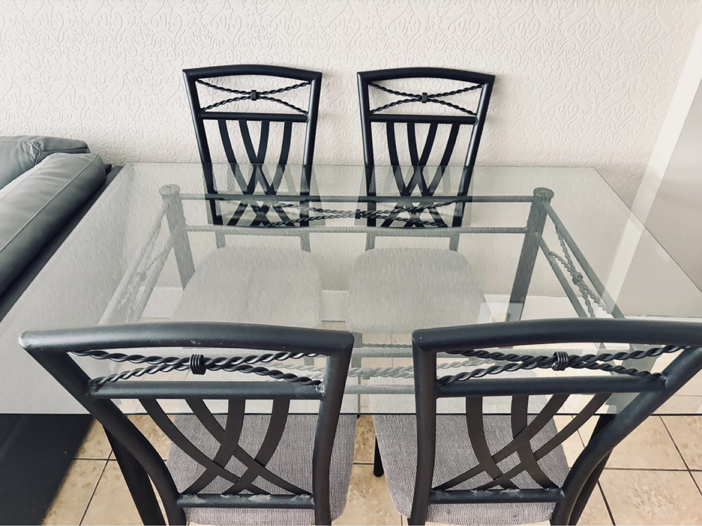 Dining Table with 4 Chairs - photo 2