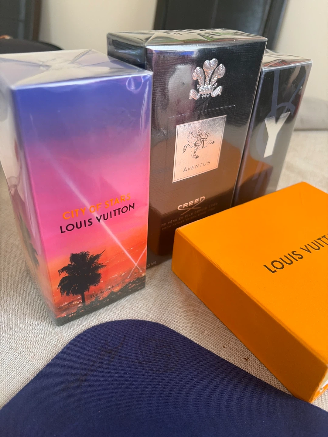 Louis Vuitton Bi-Fold Wallet Monogram, Creed,YSL Y, and LV cos