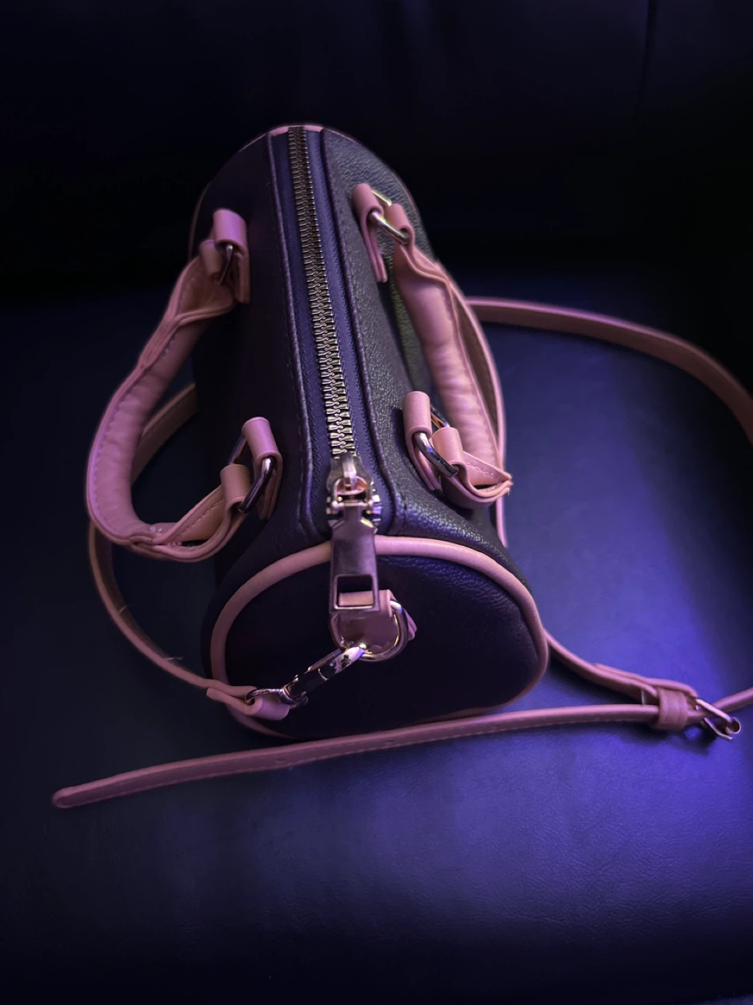 Mini brown Barrel Handbag - photo 2