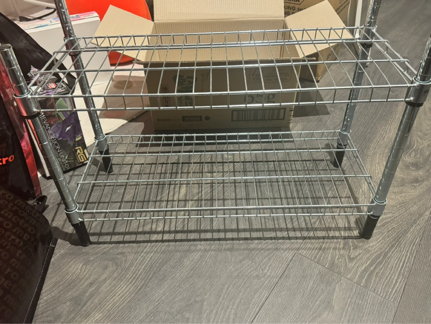 IKEA metal shelf unit