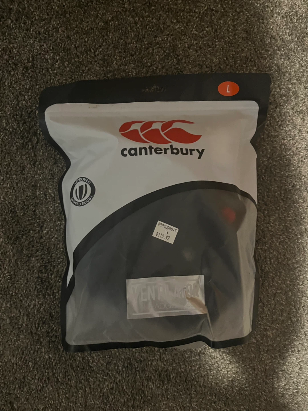 Canterbury Ventilator Headgear Black Size L