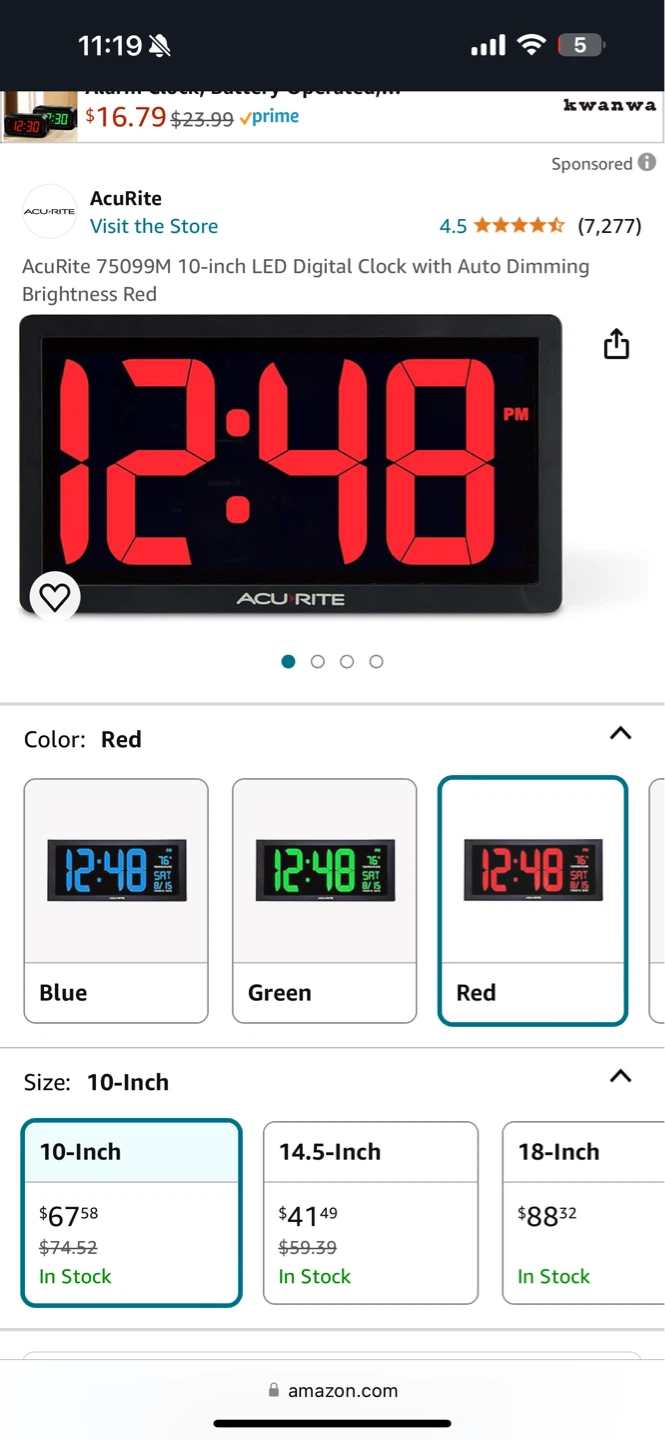 LED Digital Clock - photo 2
