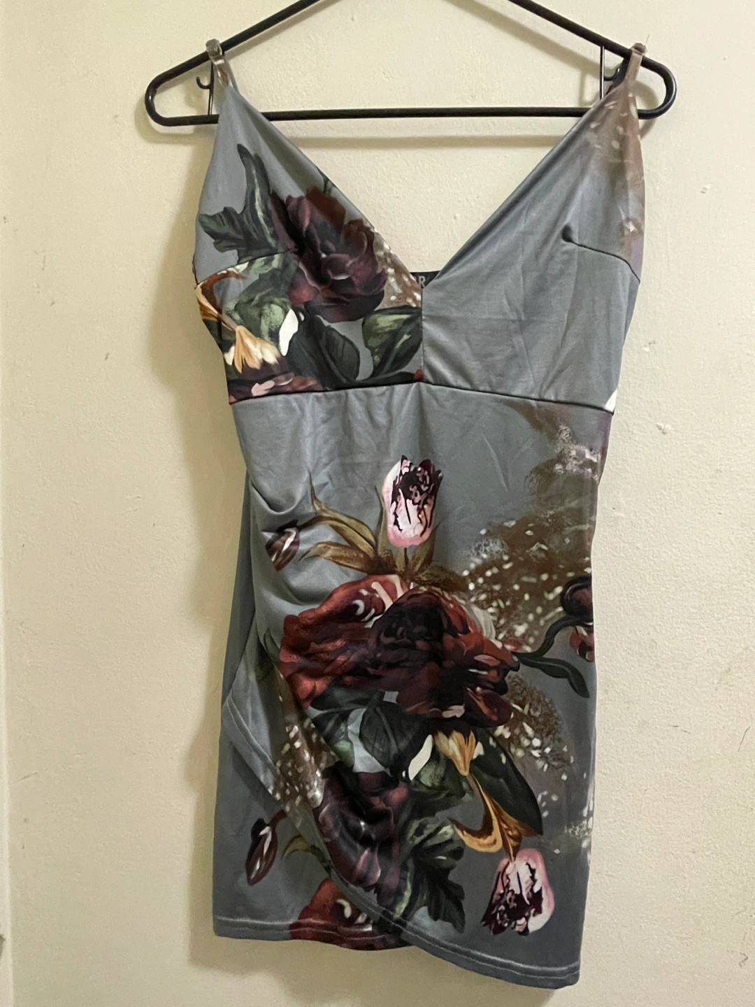 Floral Print Spaghetti Strap Dress