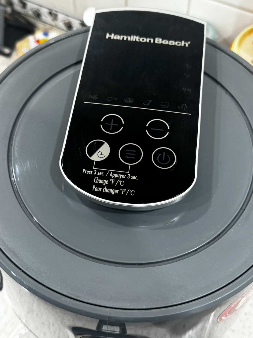 Hamilton Beach Grey Air Fryer