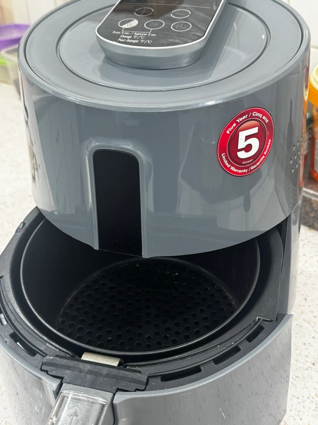 Hamilton Beach Grey Air Fryer - photo 4