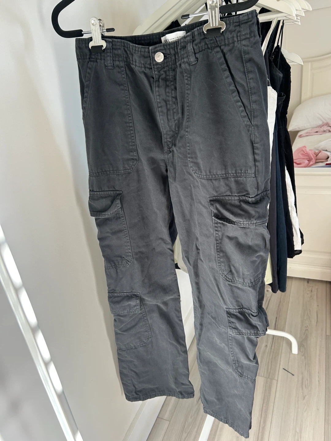 Zara Navy Cargos
