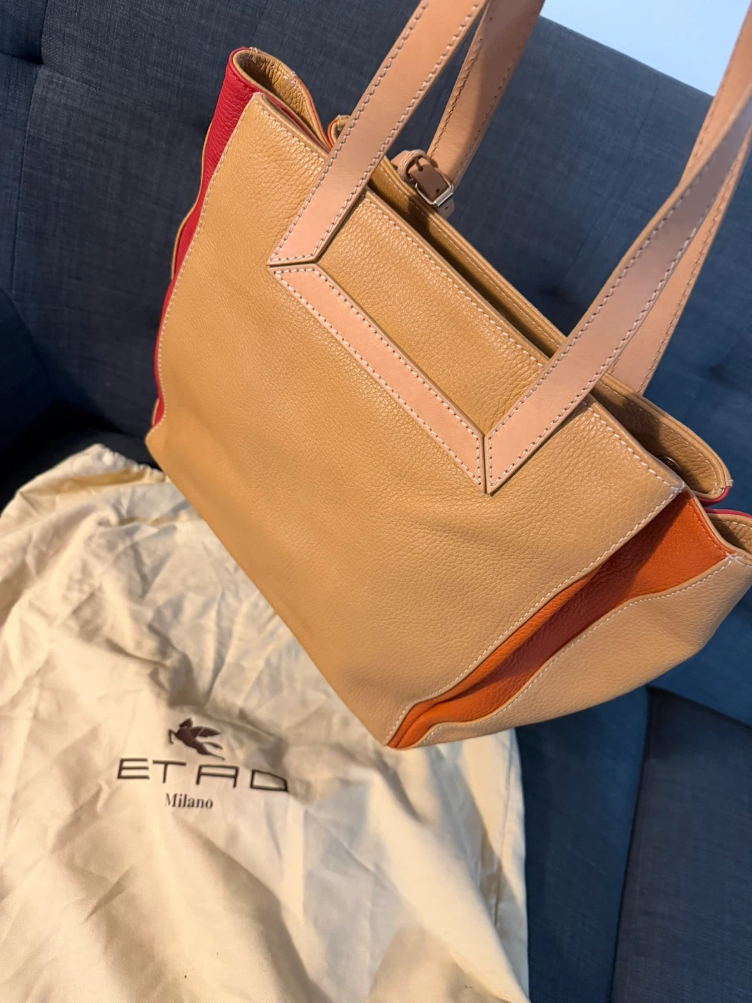Etro Leather Tote Bag - photo 3