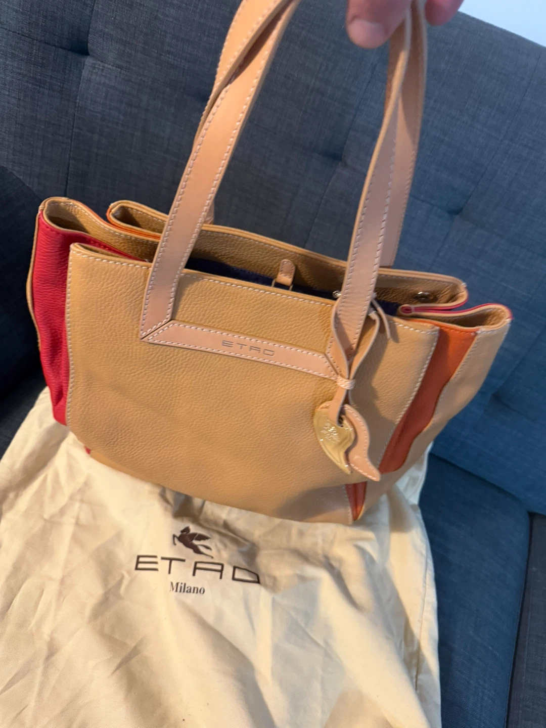 Etro Leather Tote Bag - photo 2