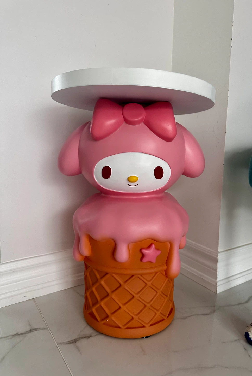 My Melody Ice Cream Cone Side Table