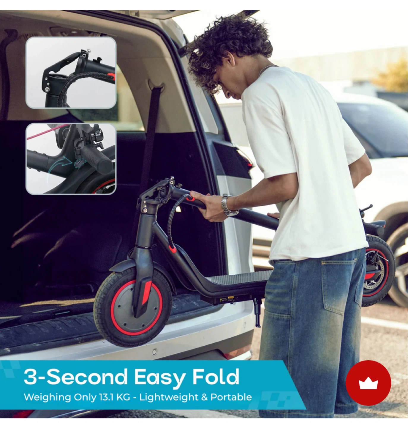 iScooter Electric Scooter Bundle - 35 km/h Max Speed - photo 3