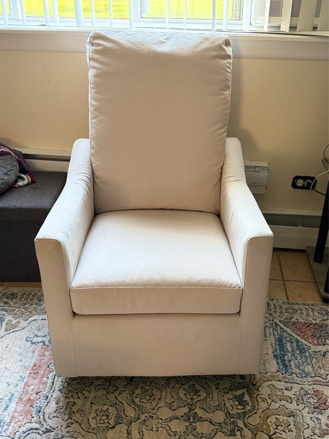 Delta Children Adley Nursery Glider Swivel Chair