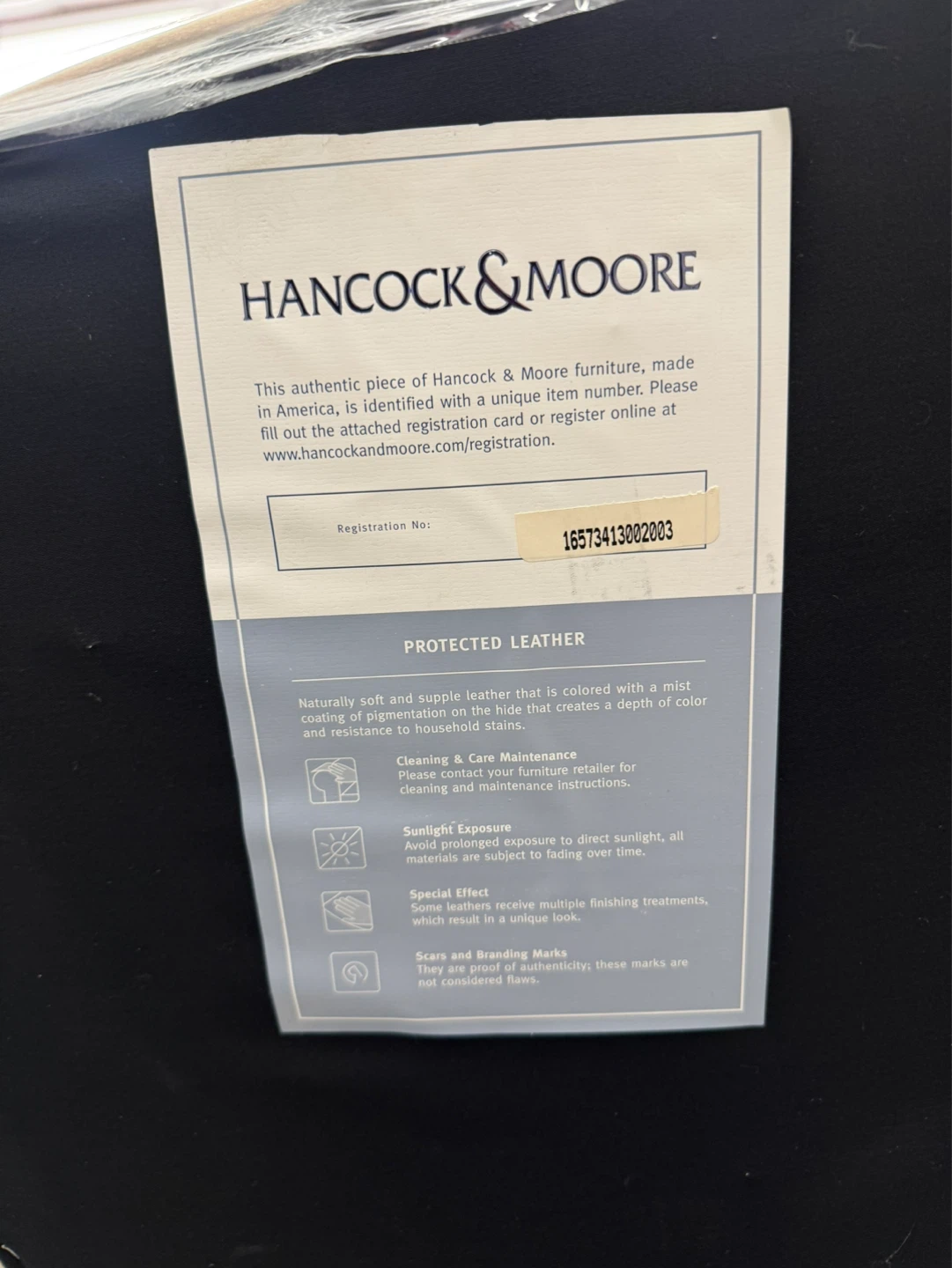 4 Hancock & Moore Protected Leather Armchair - photo 2