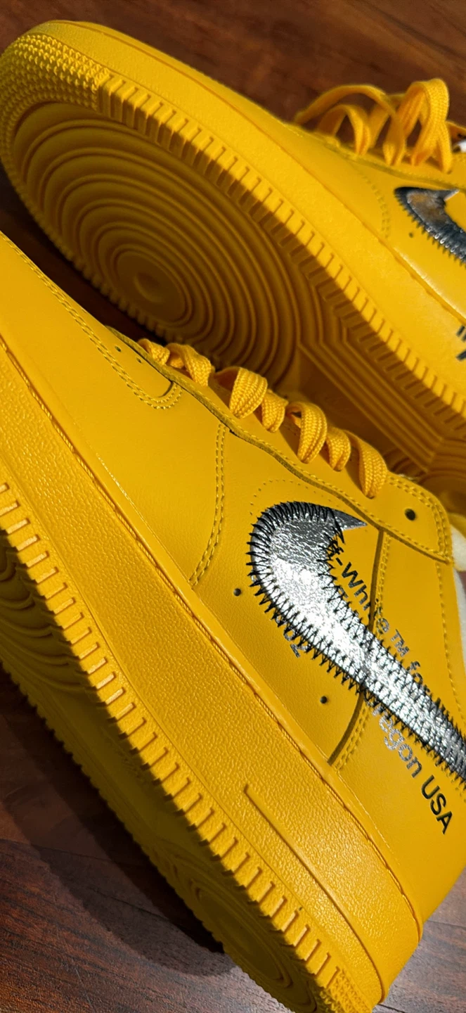 Nike Air Force 1 x Off-White 'The Ten' - Yellow - photo 3