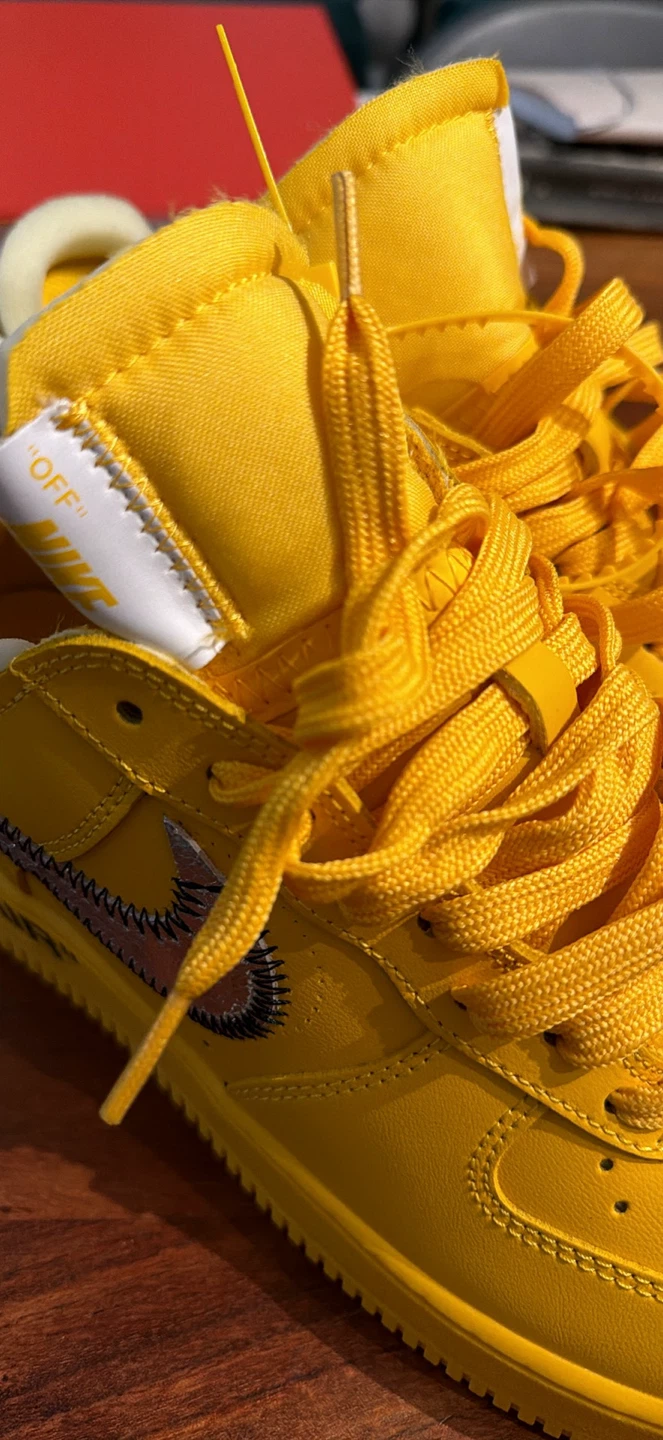 Nike Air Force 1 x Off-White 'The Ten' - Yellow - photo 5