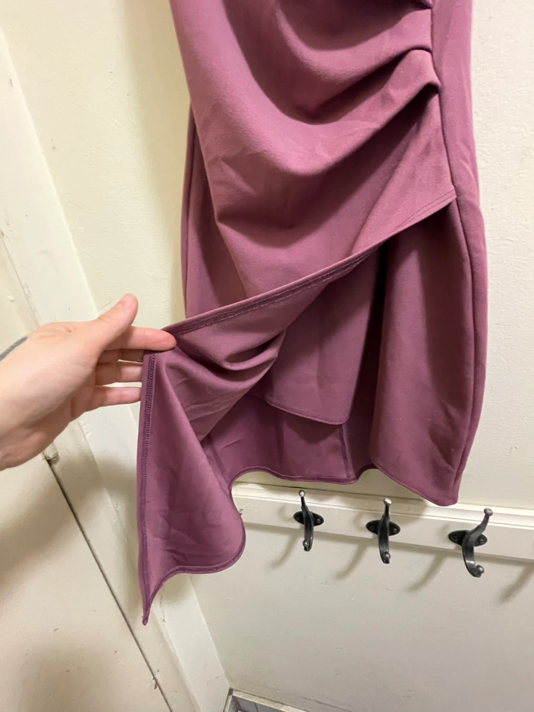 Purple Ruched Camisole Dress - photo 3