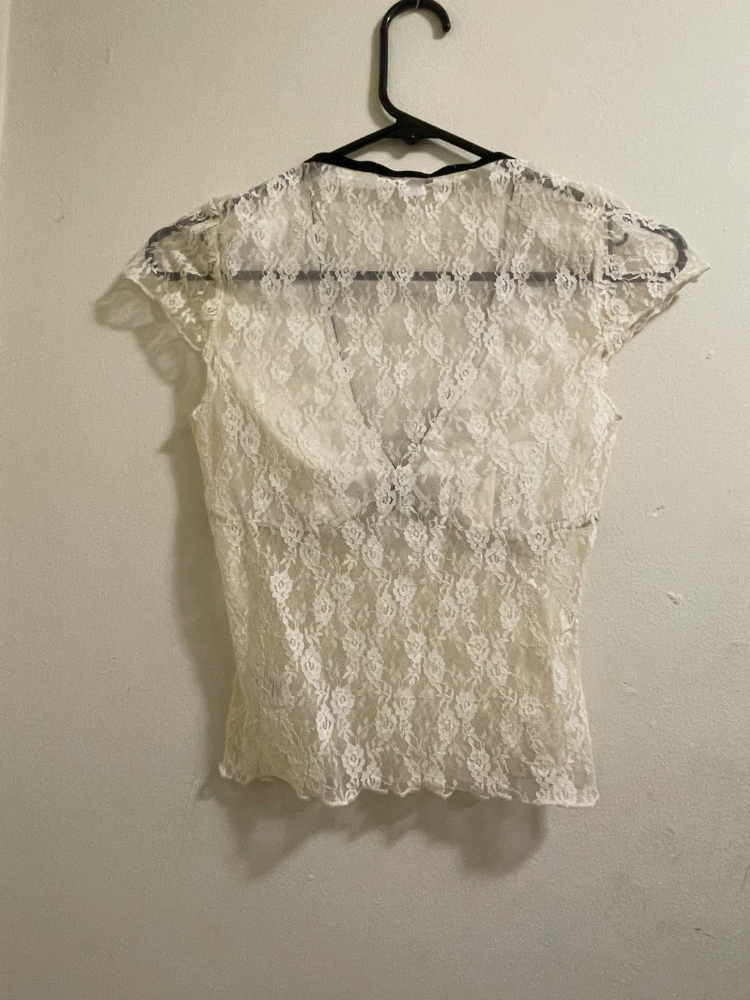 Kimchi Blue Lace Top - Cream - Size S/P - photo 3