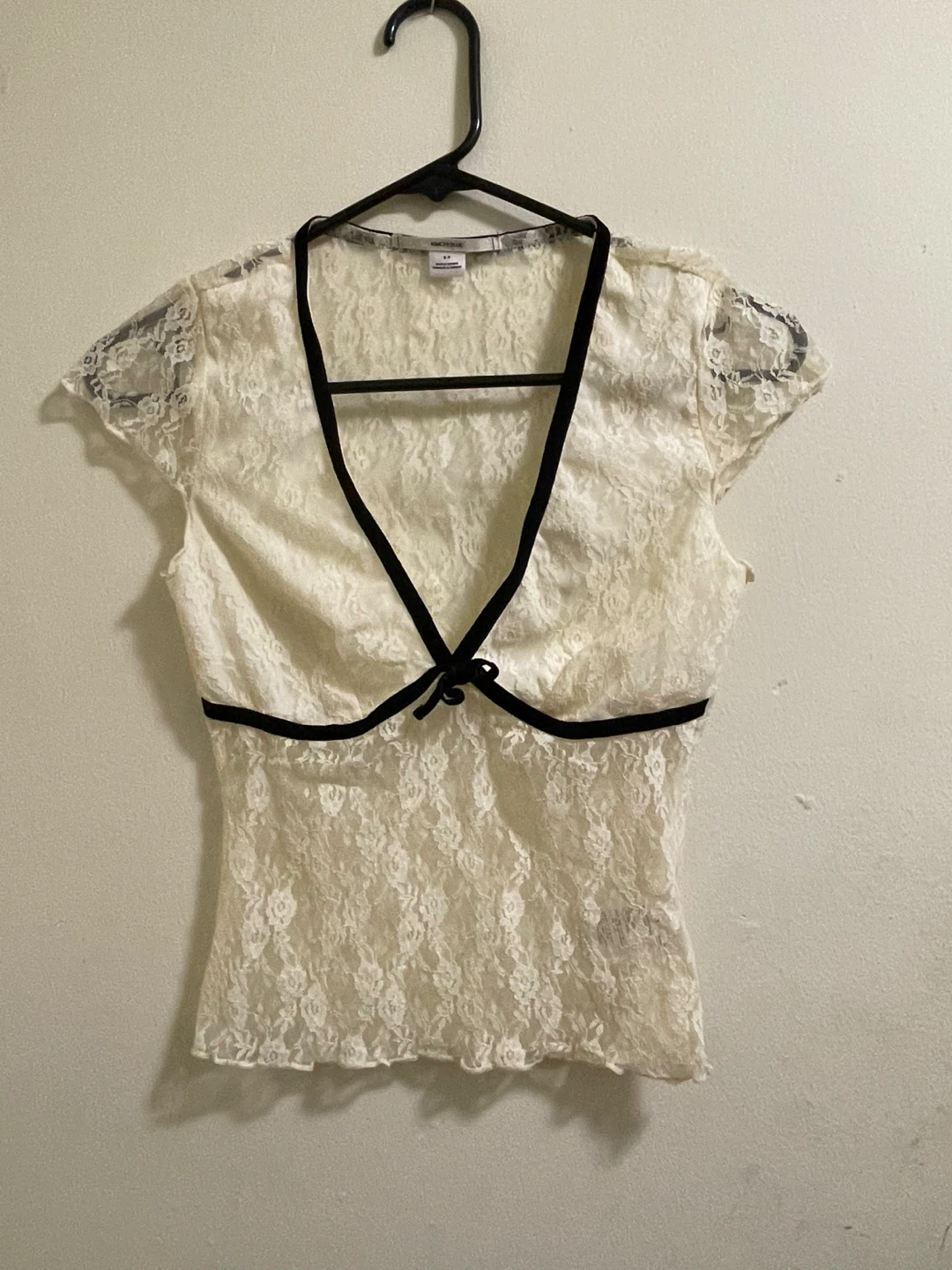 Kimchi Blue Lace Top - Cream - Size S/P