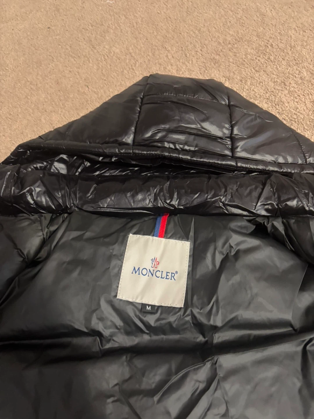 Moncler Black Down Vest Size M - photo 3