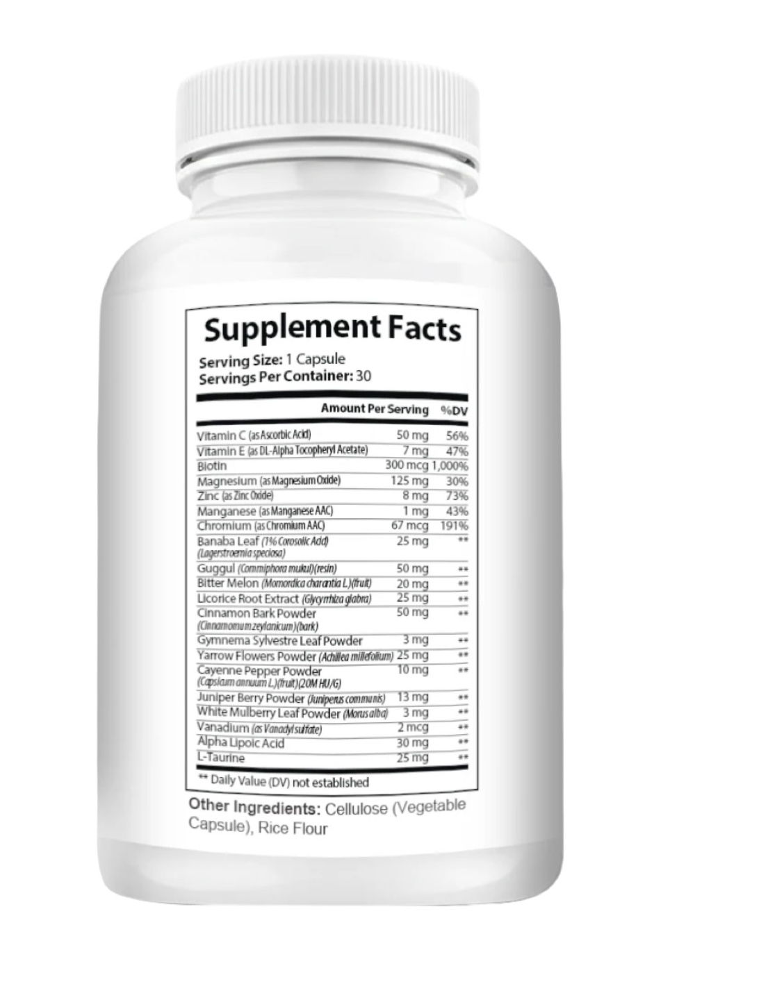 Nutrition Glucose Support Dietary Supplement - 30 Capsules - photo 2