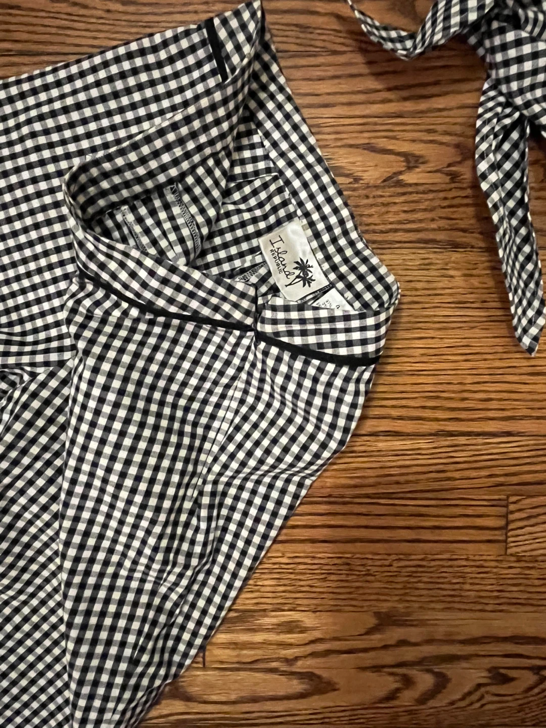 Island Dreams Gingham Set - Black & White - photo 5