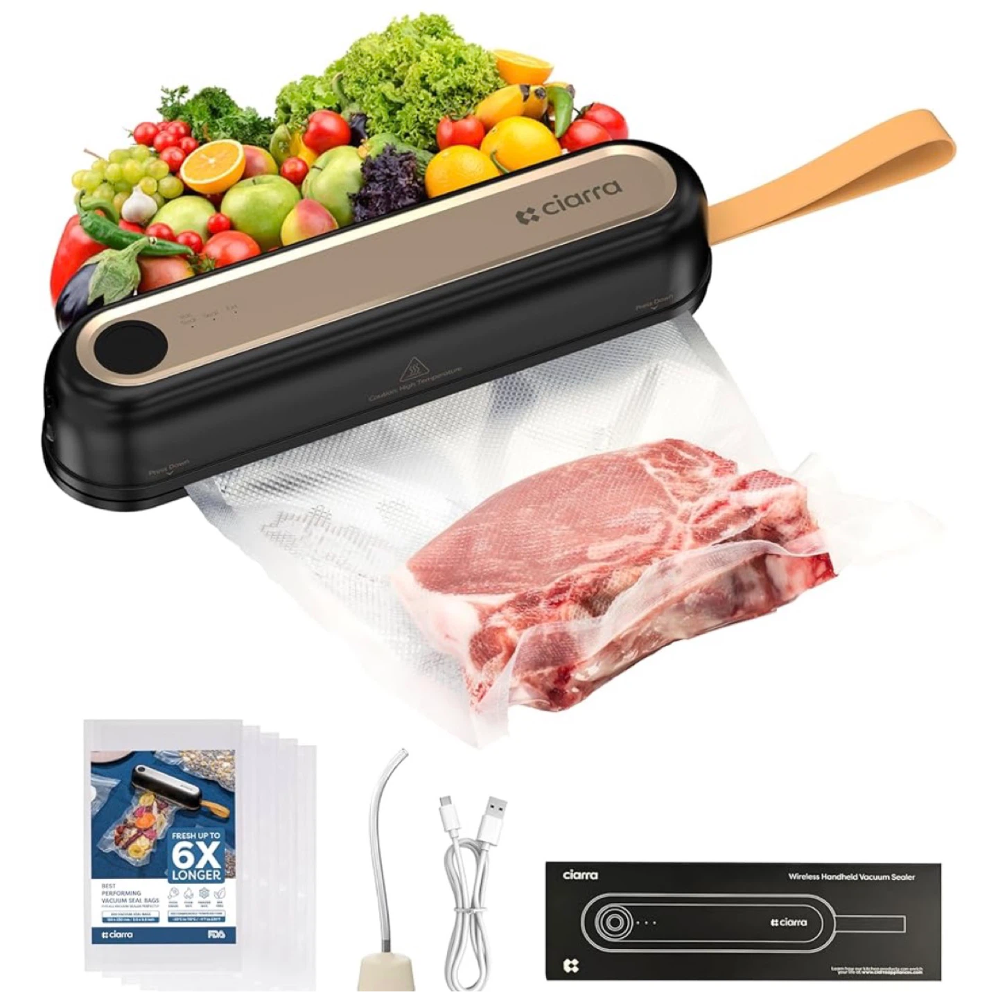 Ciarra Wireless Handheld Vacuum Sealer - photo 2